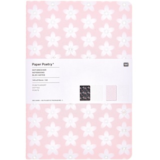Rico Design Sakura Pink/Blue Set - Dotted, 2 Books/Pkg., A5 (5.7" x 8.3")