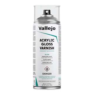 Vallejo Acrylic Spray Varnish - Gloss, 400 ml