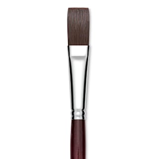 Utrecht Tuscan Synthetic Flat - Size 10, Long Handle