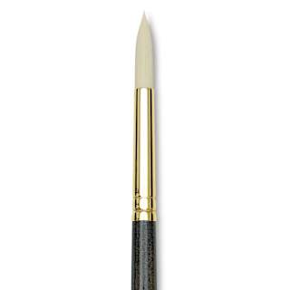 Princeton Series 6300 Dakota Synthetic Bristle Brush - Round, Long Handle, Size 8