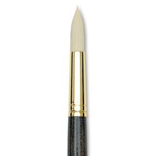 Princeton Series 6300 Dakota Synthetic Bristle Brush - Round, Long Handle, Size 12