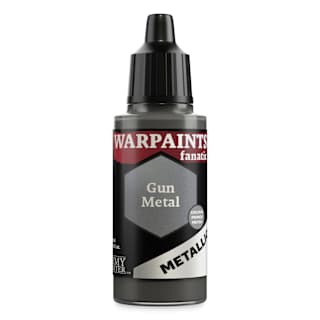The Army Painter Warpaint Fanatics Acrylic Paint - Metallic Gun Metal, 18 ml Bottle