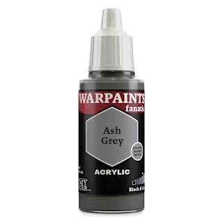 The Army Painter Warpaint Fanatics Acrylic Paint - Ash Grey, 18 ml Bottle
