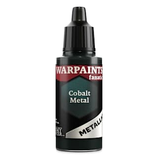 The Army Painter Warpaint Fanatics Acrylic Paint - Metallic Cobalt Metal, 18 ml Bottle