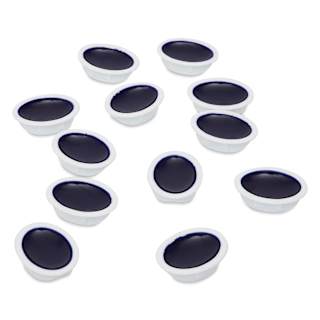 Prang Watercolor Refills - Oval, pkg of 12 Blue-Violet, Half Pans