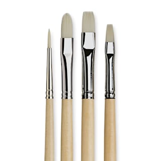 Da Vinci Artist Brush Set - Top Acryl Long Handle, Set of 4