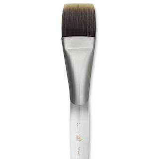 Princeton Synthetic Clear Handle Brush - Wash, Short Handle, 1"