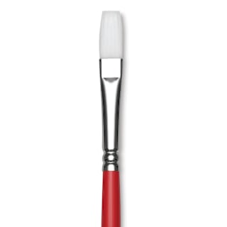 Winsor & Newton University Brush - Flat, Long Handle, Size 4