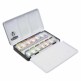 Schmincke Horadam Aquarell Watercolor Pans - Blick Exclusive! Set of 12, Summer and Autumn, Half Pans