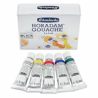Schmincke Horadam Artist Gouache - BLICK Exclusive, Set of 5, 5 ml