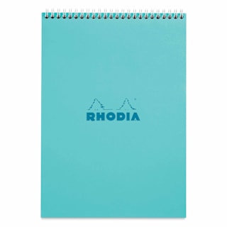Rhodia Top Wirebound Pad - 8-1/4" x 11-3/4", Azure, Graph