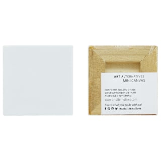 Art Alternatives Mini Canvas - 2" x 2", White