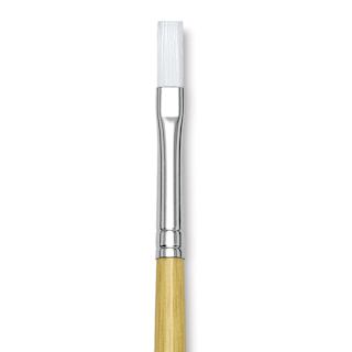 Blick Academic White Synthetic Brush - Flat, Size 8
