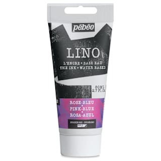 Pebeo Lino Ink - Pink and Blue Duochrome, 80 ml Tube