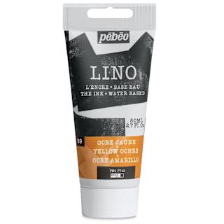 Pebeo Lino Ink - Yellow Ochre, 80 ml Tube