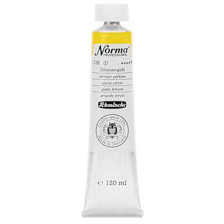 Schmincke Norma Professional Oil Paint - Lemon Yellow, 120 ml, Tube