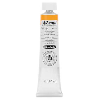 Schmincke Norma Professional Oil Paint - Indian Yellow, 120 ml, Tube