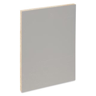 Blick Battleship Gray Linoleum - Block, 12" x 18", Mounted