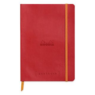 Rhodia Dotted Goalbook - 5-1/2" x 8-3/4", Poppy