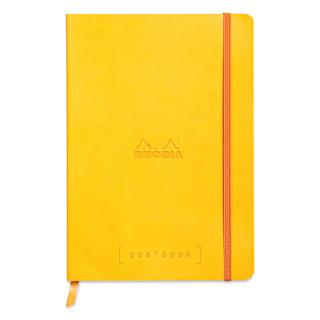 Rhodia Dotted Goalbook - 5-1/2" x 8-3/4", Yellow