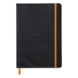 Rhodia Rhodiarama Softcover Notebook - A5, Black, Lined