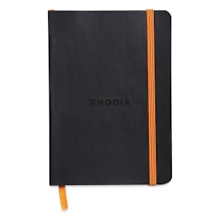 Rhodia Rhodiarama Softcover Notebook - A6, Black, Lined