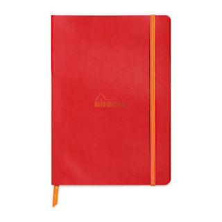 Rhodia Rhodiarama Softcover Notebook - A5, Poppy, Dot Grid