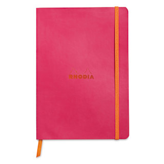 Rhodia Rhodiarama Softcover Notebook - A5, Raspberry, Lined