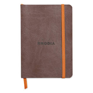 Rhodia Rhodiarama Softcover Notebook - A6, Chocolate, Lined