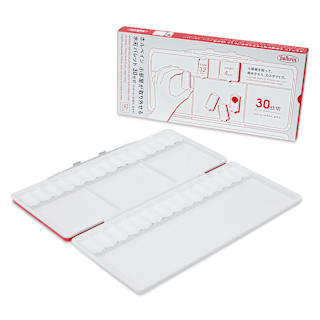 Holbein Watercolor Palette with Removable Pans - 30 Wells
