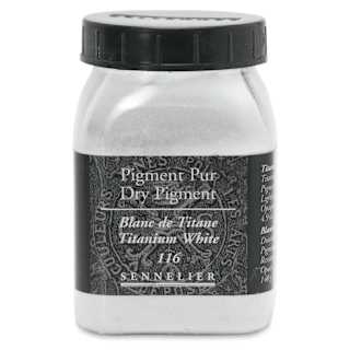 Sennelier Dry Pigment - Titanium White, 140 g jar