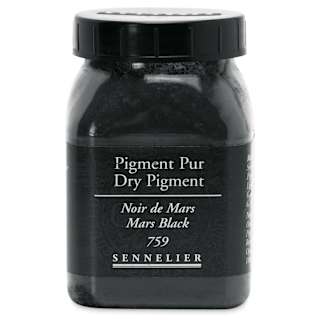 Sennelier Dry Pigment - Mars Black, 180 g jar