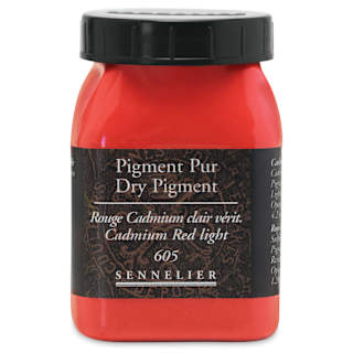 Sennelier Dry Pigment - Cadmium Red Light, 120 g jar