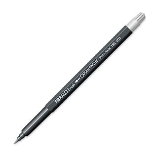 Caran d'Ache Fibralo Brush Marker - Light Grey