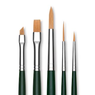 Da Vinci Nova Synthetic Brushes - 50th Anniversary Set, Short Handle, Set of 5