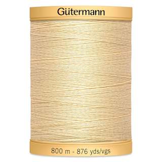 Gutermann Natural Cotton 50 Sewing Thread - Oak Tan, 876 yd Spool