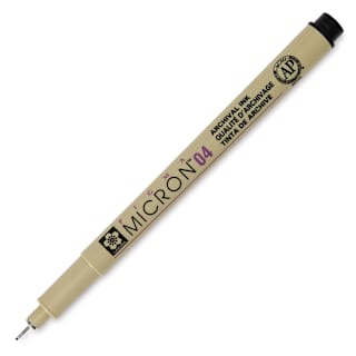 Sakura Pigma Micron Pen - Black, 04