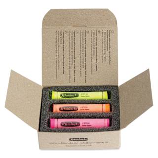Schmincke Soft Pastels - Set of 3, Neon Colors, Full Stick