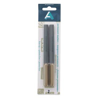 Permanent Marker 2-Marker Set - Gold