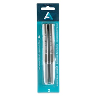 Permanent Marker Set Silver - Fine Tip, 2/Pkg.