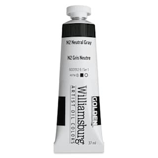 Williamsburg Handmade Oil Paint - Neutral Gray N2, 37 ml tube