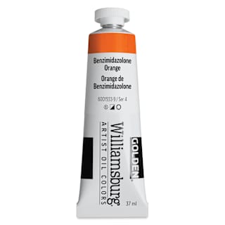 Williamsburg Handmade Oil Paint - Benzimidazolone Orange, 37 ml tube