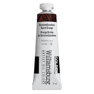 Williamsburg Handmade Oil Paint - Benzimidazolone Burnt Orange, 37 ml tube