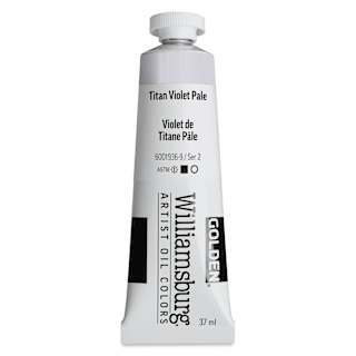 Williamsburg Handmade Oil Paint - Titan Violet Pale, 37 ml tube