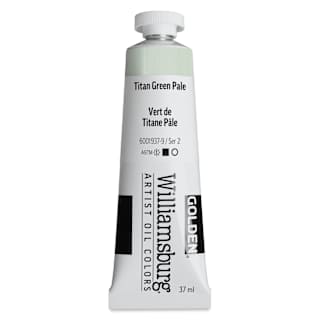 Williamsburg Handmade Oil Paint - Titan Green Pale, 37 ml tube
