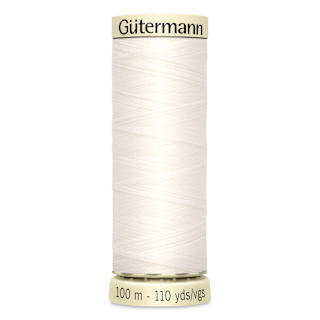 Gutermann Sew-All Polyester Thread - Oyster, 110 yd Spool