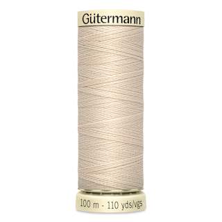 Gutermann Sew-All Polyester Thread - Bone, 110 yd Spool