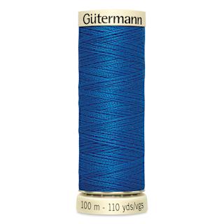 Gutermann Sew-All Polyester Thread - Electric Blue, 110 yd Spool