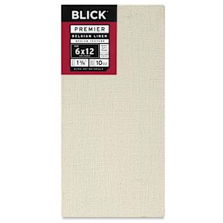 Blick Premier Belgian Linen - 6" x 12", Oil-Primed, 1-3/8" Profile