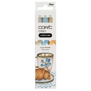 Copic Ciao Double Ended Markers - Layer & Mix Set of 3, Cozy Palette